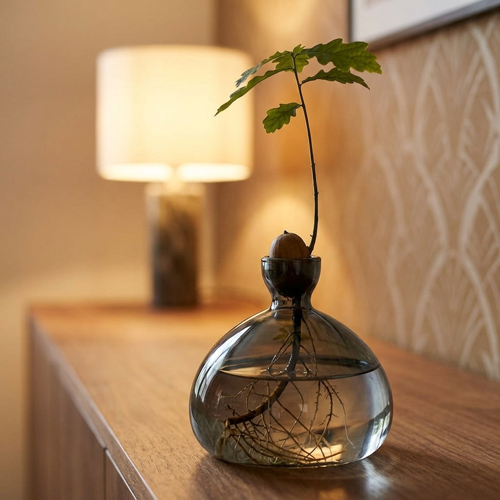 Rain Drop Acorn Vase