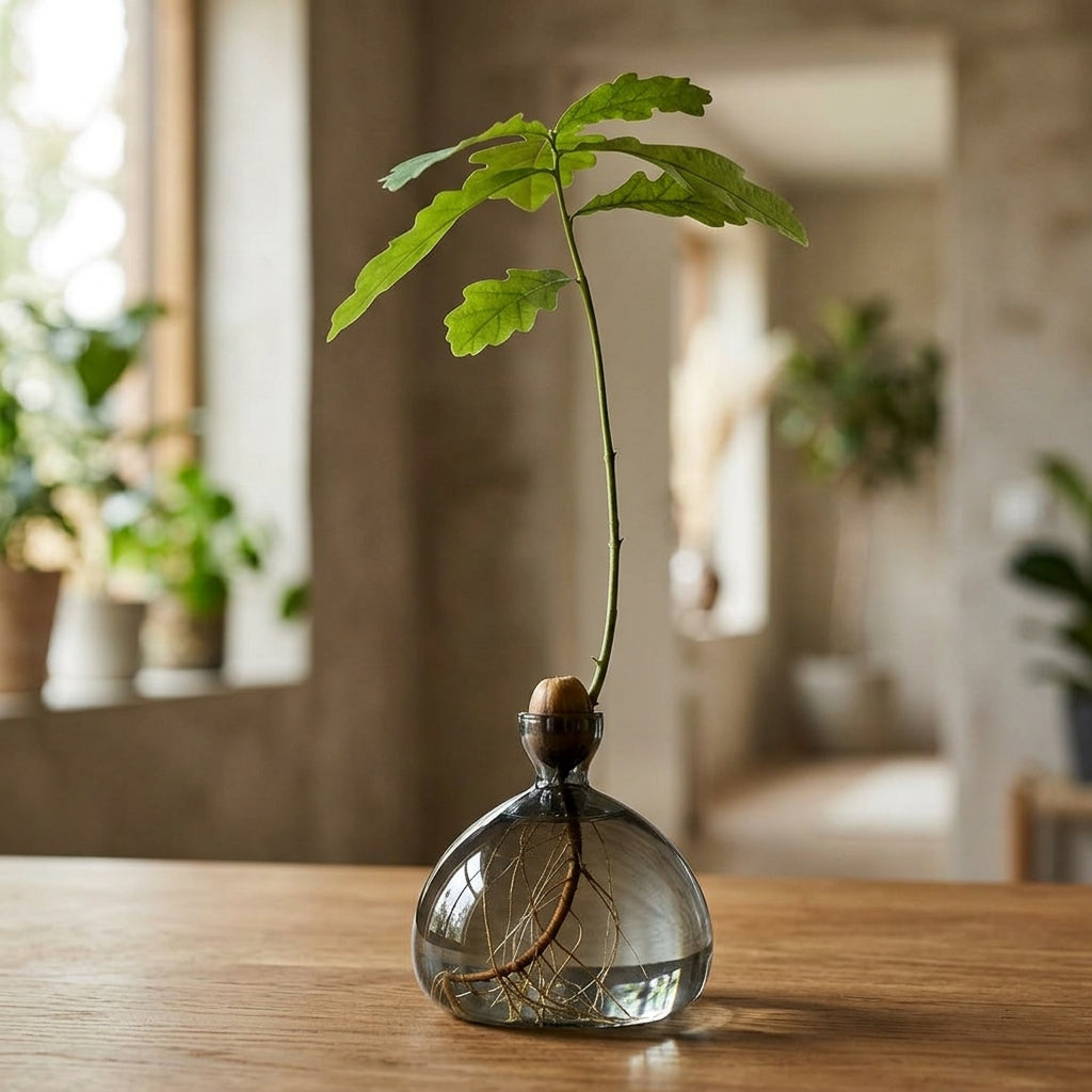 Rain Drop Acorn Vase