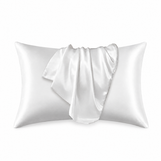 Serene Silk Pillowcase on a white background